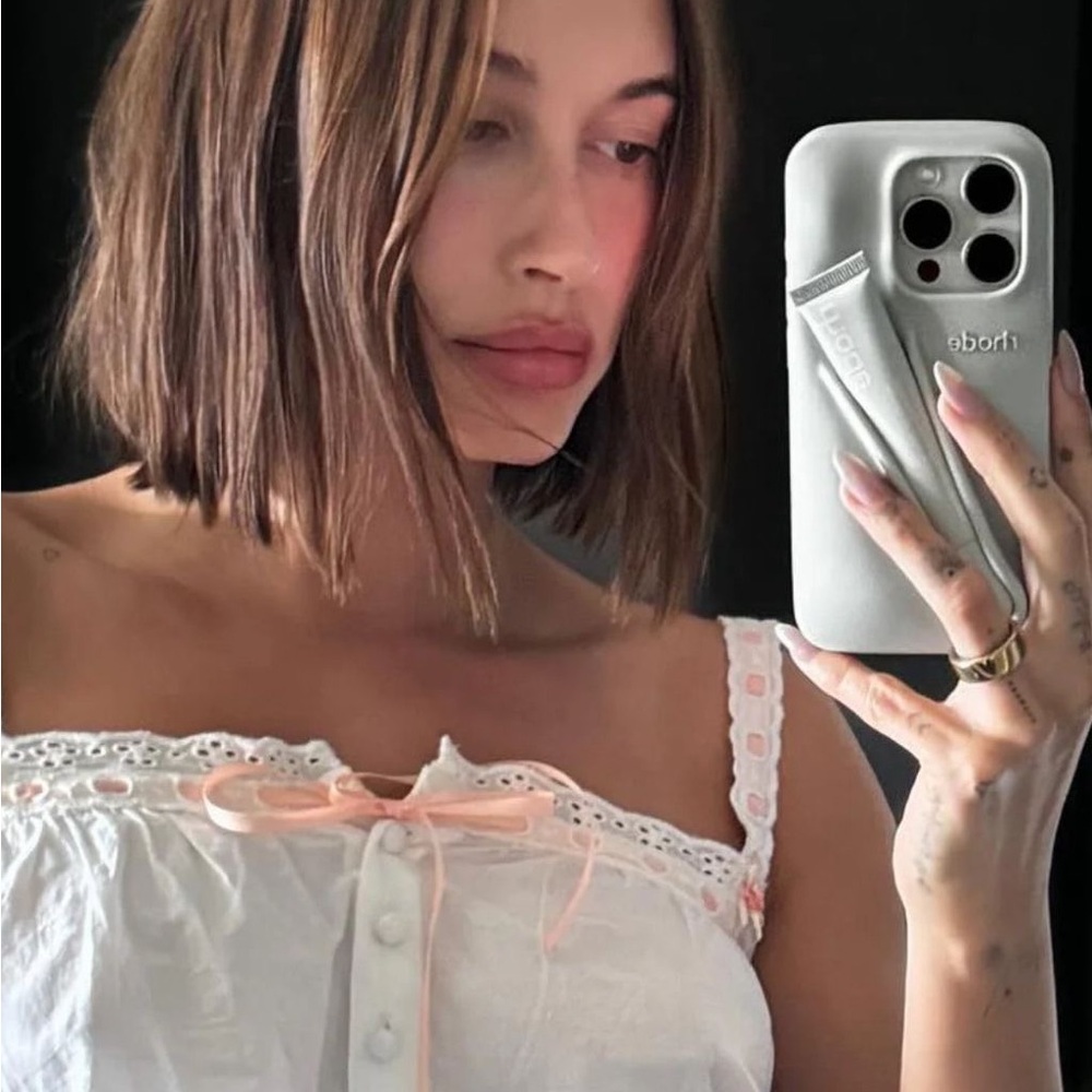 iPhone 15 Silver Case. Brand new in mint condition
